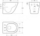 BelBagno Унитаз подвесной Sfera-Tor BB046CH-TOR/BB105SC смыв TORNADO – картинка-10