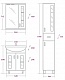 Onika Мебель для ванной Кристалл 55 L с ящиком – фотография-12