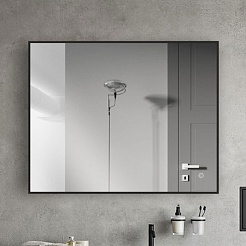 Vincea Зеркало 90x70 VLM-3VN900B с ореольной подсветкой черное – фотография-3