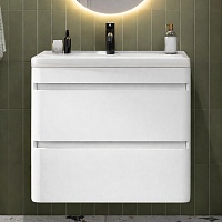 Vivon Тумба с раковиной Atwood 70 подвесная белая матовая