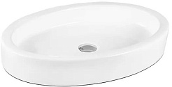 Ceruttispa Раковина накладная 64 CR7045 белая – фотография-1