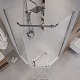 Grossman  Душевой уголок Pragma 100x100x195 профиль хром стекло шиншилла – фотография-17