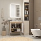 Teymi Тумба с раковиной Netta 70 Волна подвесная дуб/белый – фотография-28