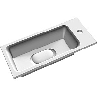 Madera Мебельная раковина Modul 50 глянцевый белый