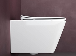 Ceramicanova Подвесной унитаз Metric Rimless CN3007 белый – фотография-7