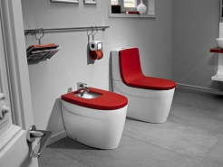 Roca Спинка для унитаза "Khroma" 80165AF3T красная – фотография-4