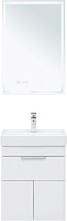 Aquanet Мебель для ванной Ирис New 50 подвесная белая глянцевая
