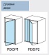 Ravak Душевая дверь в нишу PDOP2-110 Transparent, профиль блестящий – картинка-7