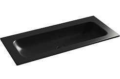 Ceramicanova Мебельная раковина Grace 101 без отверстий CN7013MBwx чёрная матовая – фотография-1
