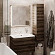 Водолей Тумба с раковиной Адель 80 подвесная дуб крымский коричневый – картинка-31