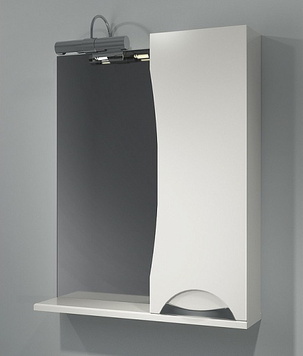 Какса-а Мебель для ванной Каприз 65 R белая – картинка-3