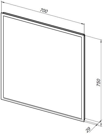 Aquanet Мебель для ванной Оптима 70 бетон пайн – фотография-18