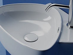 Ceramicanova Раковина угловая Element 49/35 CN5049 белая – фотография-2