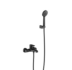 Aquatek Душевая система Оберон AQ1249MB матовый черный – фотография-2