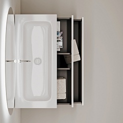 Sancos Тумба с раковиной Folk 120 bianco раковина Grace 121 CN7017 – фотография-12