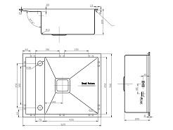 Zorg Кухонная мойка "Inox PVD" SZR-5062-BRONZE – фотография-2