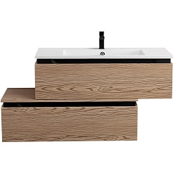 Cezares Тумба с раковиной Slider 100 с 2 ящиками дуб тангент – фотография-2