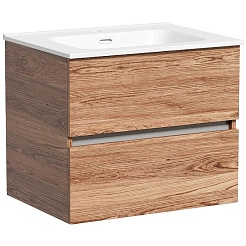 Sancos Тумба с раковиной Urban 60 дуб чарльстон раковина Element 61 CN7001 – фотография-1