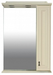Misty Зеркало-шкаф для ванной Лувр 60 R слоновая кость – фотография-1
