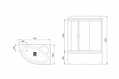 Royal Bath Душевая кабина RB 170ALP-C-CH-R – фотография-4