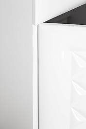 Style Line Тумба с раковиной Канна 60 Люкс (Como) белая – фотография-10