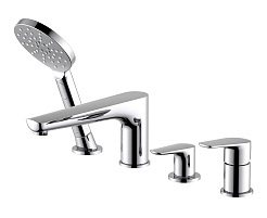 Aquatek Смеситель на борт ванны Бетта AQ1148CR хром – фотография-1