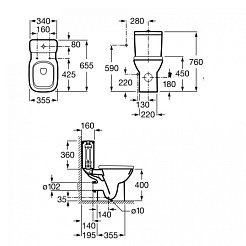 Roca Чаша унитаза Debba 34299700Y – фотография-2