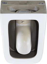 Azario Унитаз подвесной Teramo AZ-0052 безободковый белый – фотография-15