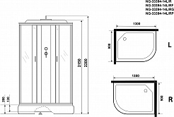 Niagara Душевая кабина Classic NG-33394-14RG – фотография-15