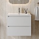 Teymi Тумба под раковину Laina 60 подвесная белая матовая – фотография-12