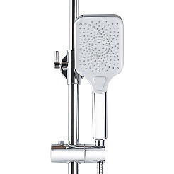 Azario Душевая стойка Arizona Square AZ-20S хром – фотография-4