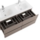 BelBagno Тумба с раковиной Kraft 120-2 подвесная Бежевый матовый – фотография-22