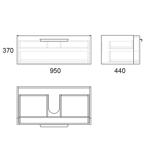 Owl 1975 Тумба с раковиной Ragnar 100 – картинка-5