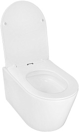 Azario Унитаз подвесной Ollin AZ-0513R безободковый белый – фотография-7