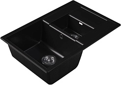 Dr. Gans Мойка кухонная Астра 760 К графит – фотография-2