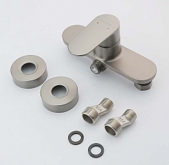 Aquatek Смеситель для душа Ника AQ1860BGM оружейная сталь – фотография-2