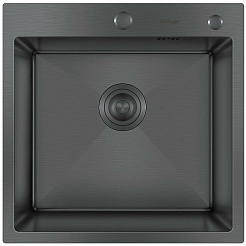 Hoffger Мойка для кухни 5050 Black ECO – фотография-1