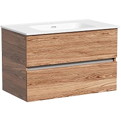 Sancos Тумба с раковиной Urban 80 дуб чарльстон раковина Element 81 CN7005 – фотография-1