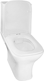 Azario Унитаз-компакт Nigel AZ-55 безободковый с бачком с сиденьем микролифт белый – фотография-6