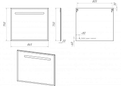 Misty Зеркало с подсветкой Натали 90 – фотография-2
