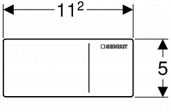 Geberit Кнопка смыва Sigma 70 115.630.SJ.1 черное стекло – фотография-3