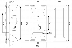 Royal Bath Акриловая ванна Triumph RB 665101 170х87х65 с каркасом + смеситель – фотография-6