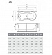 Relisan Акриловая ванна Lada 120x70 – картинка-11