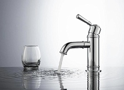 Aquatek Смеситель для раковины Классик AQ1510CR хром – фотография-4