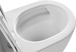 Azario Унитаз-компакт Lumo AZ-1253ST безободковый с бачком с сиденьем микролифт белый – фотография-7