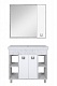 Misty Зеркало-шкаф Мия 90 R белый/серый – фотография-4