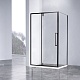 Vincea Душевой уголок Slim-N 120x100 VSR-4SNP1012CLB профиль черный стекло прозрачное – картинка-9