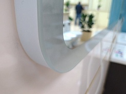 Misty Зеркало Неон 3 LED 60x80 сенсор на корпусе – фотография-4