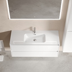 Sancos Мебель для ванной Libra 120 белый глянец – фотография-4