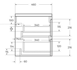 BelBagno Тумба с раковиной Kraft 120 R подвесная Rovere Galifax Bianco – фотография-16